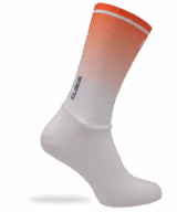 Peach Aero Line Cycling Socks