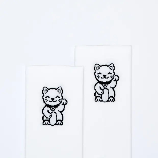 Lucky Cat Classic Line Cycling Socks