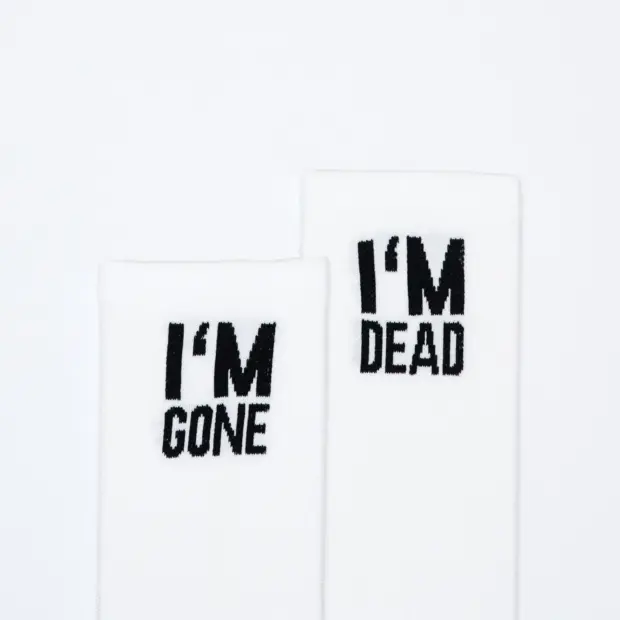 I'm Gone I'm Dead Classic Line Cycling Socks