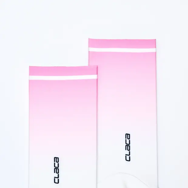 Pink Aero Line Cycling Socks
