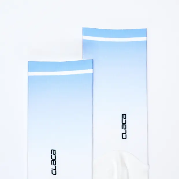 Blue Aero Line Cycling Socks