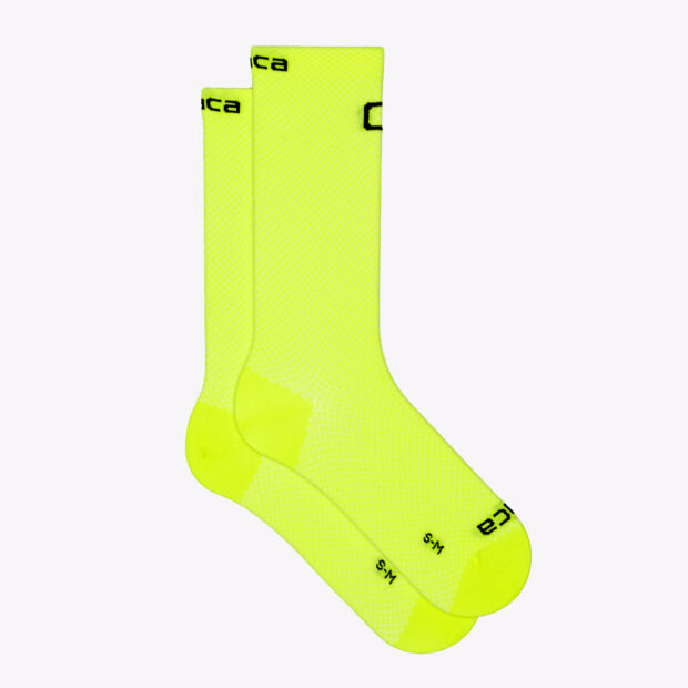 Giallo Fluo Pro Line Cycling Socks