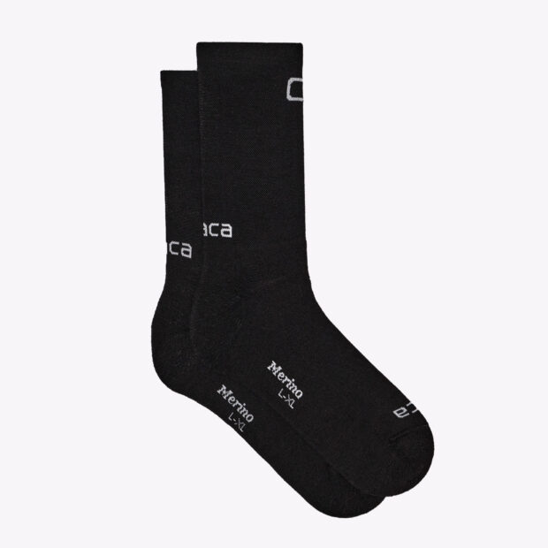 Nero Merino Line Cycling Socks
