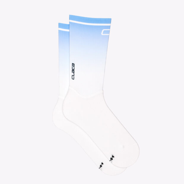 Blue Aero Line Cycling Socks