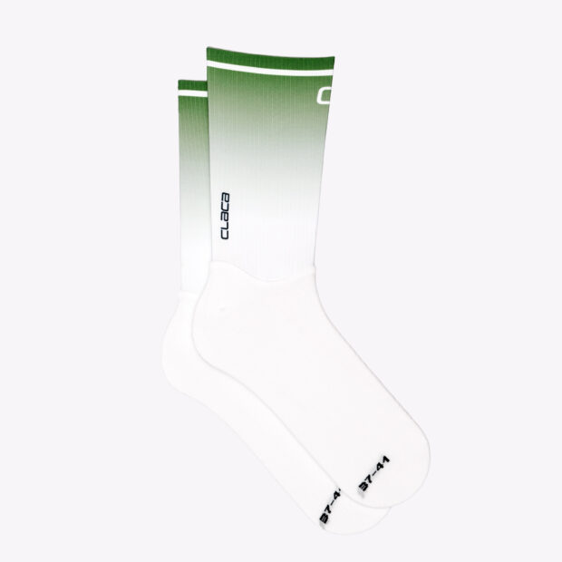 Green Aero Line Cycling Socks