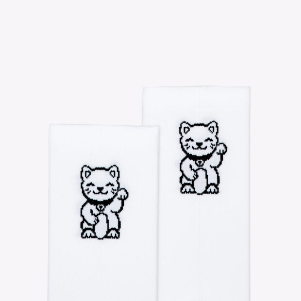 Lucky Cat Classic Line Cycling Socks