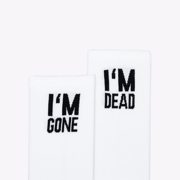 I'm Gone I'm Dead Classic Line Cycling Socks